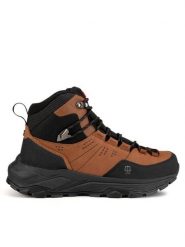 Hunter Trekkingi H1-061 Brązowy. Brązowe buty trekkingowe męskie Hunter, bez wzorów, z nubiku, bez zapięcia, trekkingowe. Za 459.99 zł.