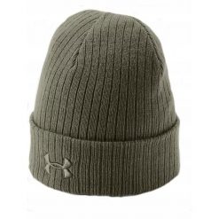 Czapka zimowa unisex UNDER ARMOUR. Zielone czapki męskie Under Armour, na zimę, bez wzorów, sportowe. Za 116.00 zł.