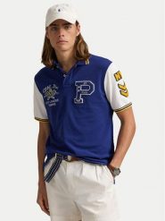 Polo Ralph Lauren Polo 710964978001 Niebieski Classic Fit. Niebieskie koszulki polo męskie Polo Ralph Lauren, m, bez wzorów, z bawełny, bez kołnierzyka, bez ramiączek. Za 489.99 zł.