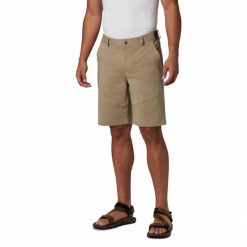 Szorty męskie Columbia Tech Trail Short. Brązowe szorty sportowe męskie Columbia, bez wzorów, sportowe. Za 209.99 zł.