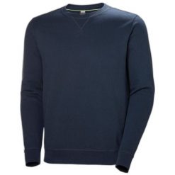 Bluza Helly Hansen crew. Niebieskie bluzy nierozpinane męskie Helly Hansen, bez wzorów, sportowe, bez ramiączek, bez kaptura. Za 342.50 zł.
