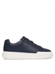 Calvin Klein Sneakersy Chunky Cupsole Laceup Lth Bt Aop HM0HM02070 Granatowy. Niebieskie buty sportowe na co dzień męskie Calvin Klein, m, bez wzorów, ze skóry, bez ramiączek, bez kaptura. Za 529.99 zł.