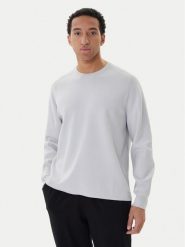 Calvin Klein Sweter Ls Ck Tech Knit Crwnk LV040BM347 Szary Regular Fit. Szare kardigany męskie Calvin Klein, bez wzorów, z wiskozy, bez kołnierzyka, bez ramiączek. Za 559.99 zł.