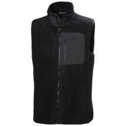Kurtka bez rękawów Helly Hansen Panorama Pile Block. Czarne kurtki męskie Helly Hansen, bez wzorów, sportowe, bez ramiączek, bez kaptura. Za 465.00 zł.