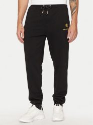 KARL LAGERFELD Spodnie dresowe 705461 551900 Czarny Regular Fit. Czarne spodnie dresowe męskie KARL LAGERFELD, bez wzorów, z bawełny. Za 659.99 zł.