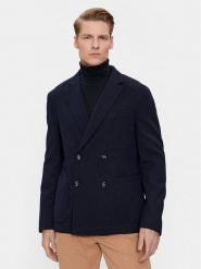 Boss Marynarka 50497271 Granatowy Slim Fit. Niebieskie marynarki męskie Boss, m, bez wzorów, z wełny. Za 1,909.00 zł.