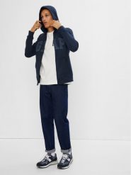 Gap Bluza 499917-03 Granatowy Regular Fit. Niebieskie bluzy rozpinane męskie GAP, m, bez wzorów, z bawełny, bez ramiączek, bez kaptura. Za 149.99 zł.