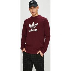 Adidas Originals - Bluza. Brązowe bluzy nierozpinane męskie Adidas Originals, l, bez wzorów, z bawełny, bez ramiączek, bez kaptura. W wyprzedaży za 199.90 zł.