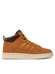 Adidas Sneakersy Rapid Court Mid Winterized JR0171 Brązowy. Brązowe buty sportowe na co dzień męskie ADIDAS, m, bez wzorów, ze skóry, bez ramiączek, bez kaptura. Za 219.99 zł.