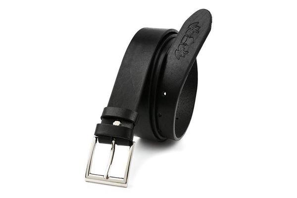 Pasek skórzany BELTIMORE r.110-125 cm E10 czarny. Czarne paski męskie bez wzorów. Za 49.90 zł.