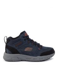Skechers Trekkingi Ironhide 51895/NVOR Granatowy. Niebieskie buty trekkingowe męskie Skechers, bez wzorów, ze skóry, bez zapięcia, trekkingowe. Za 249.00 zł.