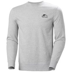 Bluza z okrągłym dekoltem Helly Hansen Nord Graphic. Szare bluzy nierozpinane męskie Helly Hansen, m, bez wzorów, bez ramiączek, bez kaptura. Za 319.50 zł.