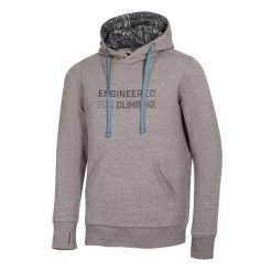 Bluza z kapturem męska Ocun Hoodie. Szare bluzy nierozpinane męskie Ocun, m, bez wzorów, z kapturem. Za 230.99 zł.