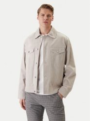 BOSS Kurtka skórzana Johot 50552130 Szary Regular Fit. Szare kurtki męskie Boss, m, bez wzorów, ze skóry, bez ramiączek, bez kaptura. Za 2,199.00 zł.