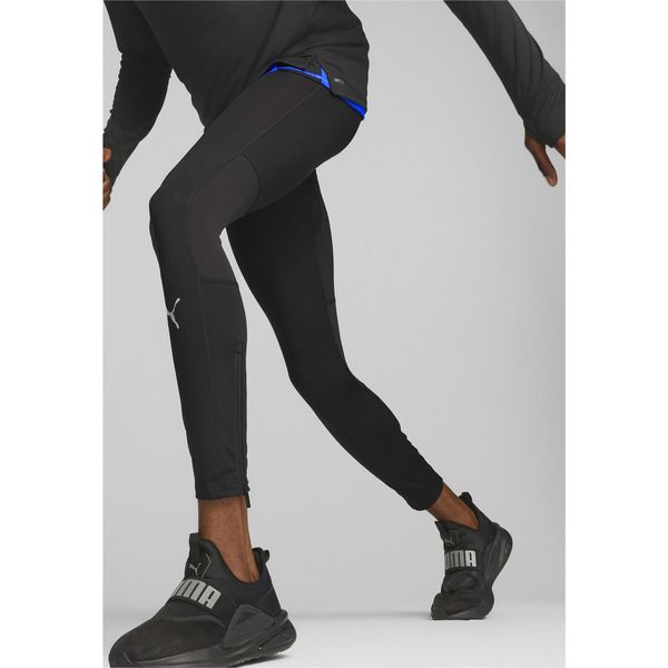 Męskie legginsy do biegania RUN FAVOURITE PUMA Black. Czarne legginsy męskie Puma, m, bez wzorów, do biegania. W wyprzedaży za 163.45 zł.