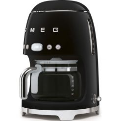 Ekspres do kawy 50's Style przelewowy czarny. Ekspresy przelewowe marki Smeg. Za 839.00 zł.