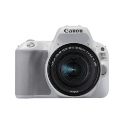 Canon 200D Biały + Obiektyw 18-55mm Lustrzanka. Aparaty lustrzanki Canon. Za 2,599.00 zł.