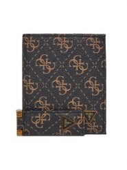 Guess Zestaw portfel i brelok Gift Box GFBOXM P3301 Brązowy. Brązowe portfele męskie Guess, z aplikacjami, ze skóry. Za 359.99 zł.