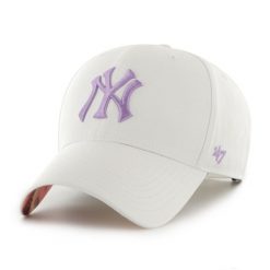 Czapka z daszkiem 47 Brand MLB NY New York Yankees Glow B-DGLMU17GWP-WH. Białe czapki męskie 47 Brand, bez wzorów, sportowe. Za 159.00 zł.
