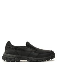 CAT Footwear Półbuty Threshold Slip On P726052 Czarny. Czarne codzienne półbuty męskie CAT Footwear, bez wzorów, ze skóry, bez obcasa, bez zapięcia. Za 379.99 zł.