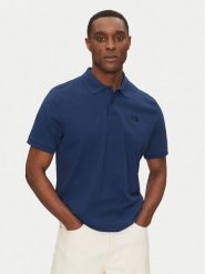 The North Face Polo Essential NF0A8C1P Niebieski Regular Fit. Niebieskie koszulki polo męskie The North Face, m, bez wzorów, z bawełny, bez kołnierzyka, bez ramiączek. Za 139.99 zł.