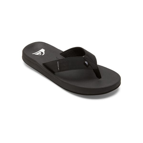 Klapki plażowe dla Mężczyzn RIVI. Czarne klapki i japonki męskie Quiksilver, bez wzorów, z gumy. W wyprzedaży za 146.85 zł.
