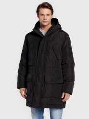 Trussardi Kurtka zimowa 52S00745 Czarny Regular Fit. Czarne kurtki męskie TRUSSARDI, na zimę, m, bez wzorów, z syntetyku, bez ramiączek, bez kaptura. Za 1,999.00 zł.