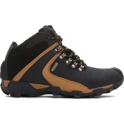 Czarno-Camelowe Traperki Apposition. Czarne buty zimowe męskie marki Born2be. Za 119.99 zł.