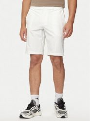 Boss Szorty materiałowe S_Commuter 50504392 Biały Slim Fit. Białe szorty męskie Boss, bez wzorów, z materiału. Za 359.99 zł.