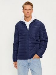 Sprandi Kurtka puchowa SP3-KUM051 Granatowy Regular Fit. Niebieskie kurtki męskie Sprandi, l, bez wzorów, z puchu, bez ramiączek, bez kaptura. Za 199.99 zł.