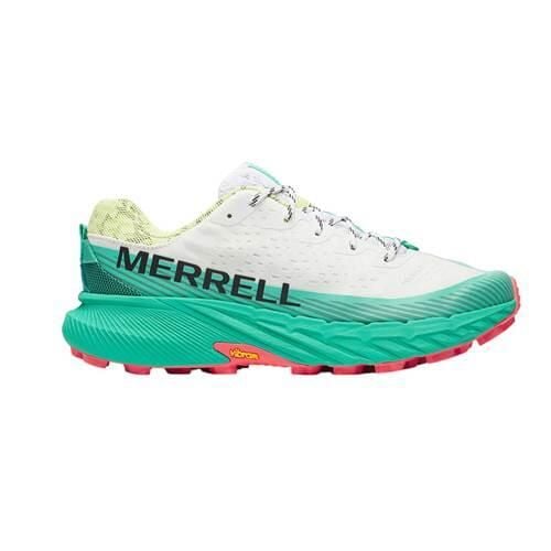 Buty do biegania męskie Merrell Agility Peak 5. Białe buty do biegania męskie Merrell, bez wzorów, z materiału, bez zapięcia, do biegania. Za 819.00 zł.