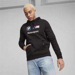 Męska polarowa bluza z kapturem BMW M Motorsport PUMA. Czarne bluzy z kapturem męskie Puma, m, bez wzorów, z polaru, z kapturem. Za 299.00 zł.