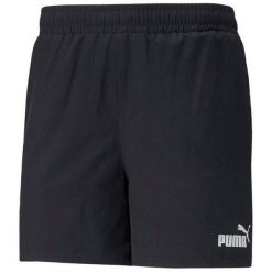 Szorty męskie sportowe Puma TAPE CRO BANADOR. Czarne szorty sportowe męskie Puma, bez wzorów, sportowe. W wyprzedaży za 79.00 zł.