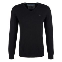 S.Oliver Sweter Męski L, Czarny. Czarne swetry męskie S.Oliver, z bawełny. Za 119.00 zł.