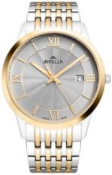 Zegarek męski Appella L12005.2167Q srebrny. Szare zegarki męskie Appella, srebrne. Za 1,360.00 zł.