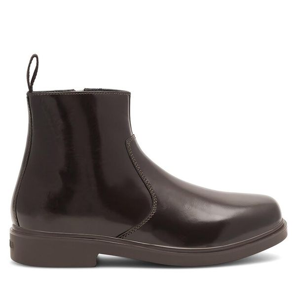 Botki Badura. Brązowe sztyblety męskie Badura, bez obcasa, bez zapięcia. Za 149.99 zł.