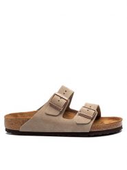 Birkenstock Klapki Arizona Bs 0951301 Szary. Szare klapki i japonki męskie Birkenstock, bez wzorów, ze skóry. Za 389.00 zł.