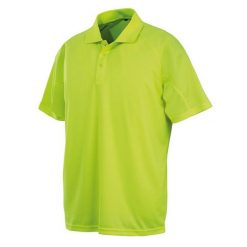 Męska Koszulka Polo Impact Performance Aircool. Żółte koszulki polo męskie SPIRO, m, bez wzorów, bez kołnierzyka, bez ramiączek. Za 50.99 zł.