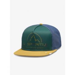 Czapka z daszkiem La Sportiva LS Trucker. Zielone czapki męskie La Sportiva, bez wzorów, sportowe. Za 125.99 zł.