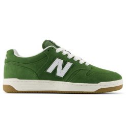 Buty męskie New Balance BB480PTG – zielone. Zielone buty sportowe na co dzień męskie New Balance, m, bez wzorów, z dresówki, eleganckie, bez ramiączek, bez kaptura, na fitness i siłownię. Za 349.99 zł.