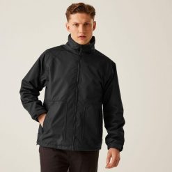 Polar roboczy męski Hudson. Czarne bluzy z polaru męskie Regatta, m, bez wzorów, z polaru, eleganckie, bez ramiączek, bez kaptura. Za 319.99 zł.