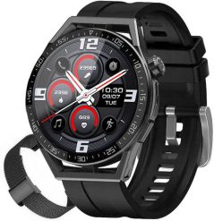 Zegarek SMARTWATCH Rubicon E88 black/black band. Czarne zegarki smartwatch Rubicon. Za 247.99 zł.