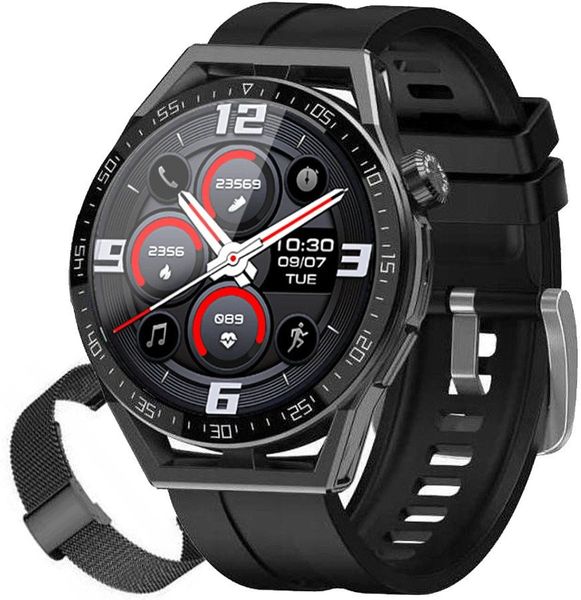 Zegarek SMARTWATCH Rubicon E88 black/black band. Czarne zegarki smartwatch Rubicon. Za 247.99 zł.