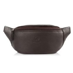 Saszetka skórzana nerka PAOLO PERUZZI T-89-BR brązowa. Brązowe saszetki męskie Paolo Peruzzi, bez wzorów, z materiału. Za 99.00 zł.