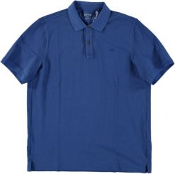 Męski T-Shirt Mustang Style Pablo PC Polo Nautical Blue 1016297 5236. Niebieskie koszulki polo męskie Mustang, m, bez wzorów, bez kołnierzyka, bez ramiączek. Za 99.99 zł.