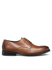 Geox Półbuty U Barberigo U56MBC 00043 C6610 Brązowy. Brązowe eleganckie półbuty męskie Geox, ze skóry, wizytowe, bez obcasa, bez zapięcia. Za 419.99 zł.