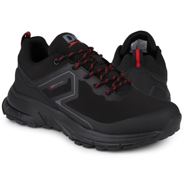 Buty męskie sportowe DK DAKAR. Czarne buty sportowe na co dzień męskie DK, m, bez wzorów, casualowe, bez ramiączek, bez kaptura. Za 169.00 zł.