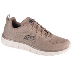 Buty do biegania Mężczyzna Skechers Track Front Runner beżowy. Szare buty do biegania męskie Skechers, bez wzorów, bez zapięcia, do biegania, skechers sport. Za 259.99 zł.