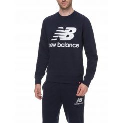 Bluza na co dzień męska NEW BALANCE ciepła bez kaptura. Czarne bluzy nierozpinane męskie New Balance, m, bez wzorów, sportowe, bez ramiączek, bez kaptura. Za 239.00 zł.