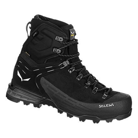 Buty trekkingowe męskie Salewa Ortles Ascent Mid Gtx. Czarne buty trekkingowe męskie Salewa, bez wzorów, z materiału, za kostkę, bez zapięcia, trekkingowe. Za 1,734.00 zł.
